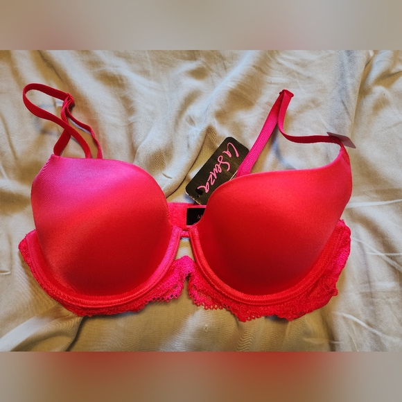 NWT La Senza Hot Pink Sexy Tease Lightly Lined Bra - Picture 1 of 6